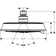 Raindance C 150 Multi Function Rain Shower Head