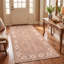 Tapis Linen2 traditionnel surteint uni orange crème doré antidérapant à poils courts, lavable, pour l'intérieur et l'extérieur, adapté aux animaux de compagnie, salon, chambre, salle à manger, entrée, couloir, bureau-135798125