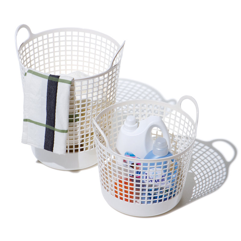 Like-it Plastic Box, White, 12" H x 18" W x 14" D