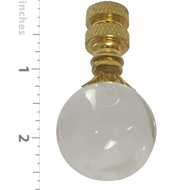 Clear Crystal Finial Ceiling Fan Pull Chain