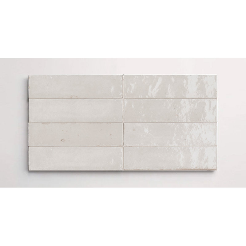 Flatiron 2 3/8" x 9 7/16" Glossy, Bianco