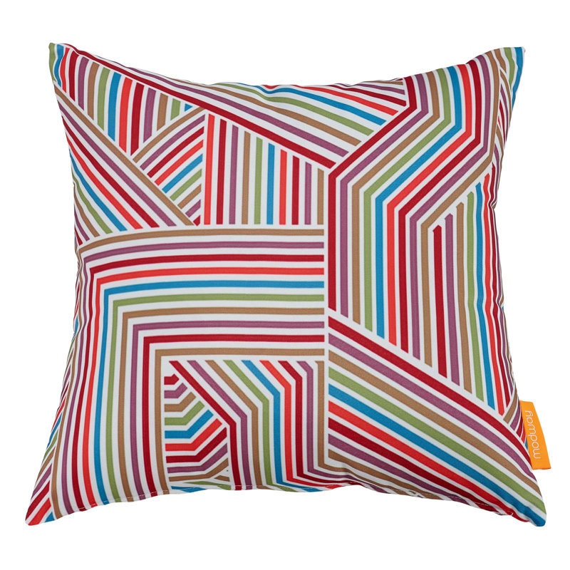 Colorful Geometric Pattern Outdoor Patio Pillow Set