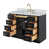Black Oak/Satin Brass is out of stock