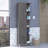 Single Door Cabinet 62" H, Five External Shelves, Four Interior Shelves-2038250490