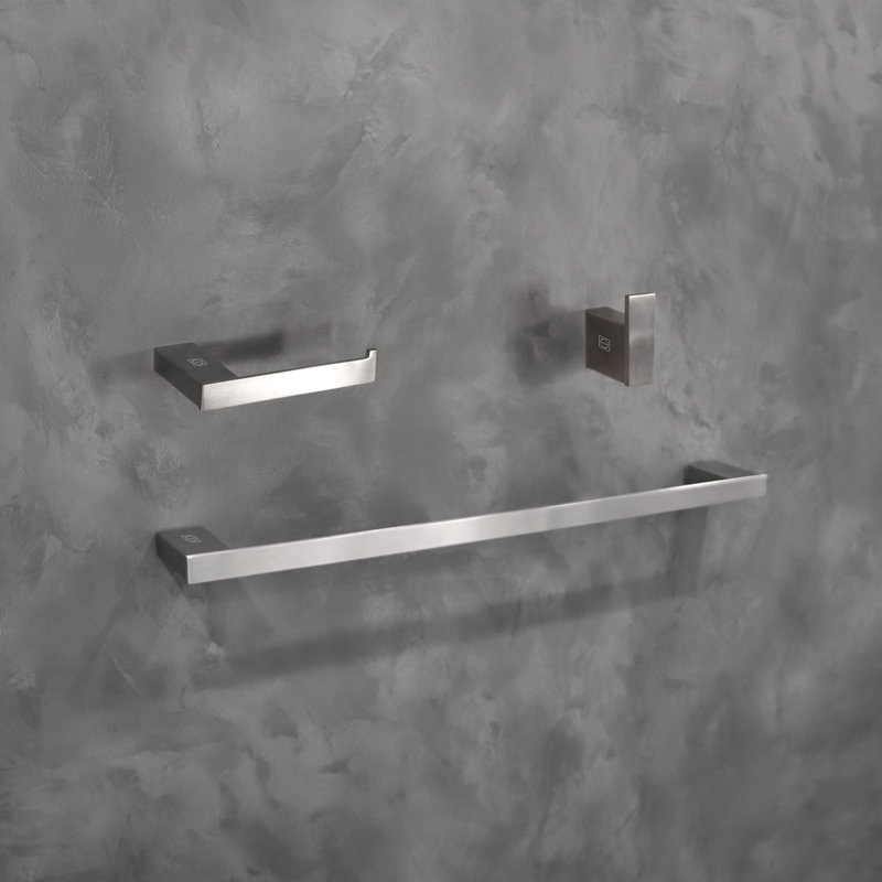 Sofia 3 - Piece Bathroom Hardware Set, Brushed Nickel