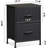 Black 2-Drawer Dresser – Single Row Storage Chest