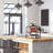 Solid + Manufactured Wood Cabinet Shelving Rack