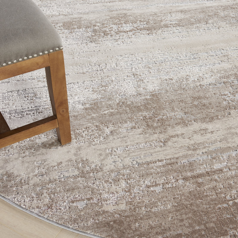RUSTIC TEXTURES - Area Rug, Round 5'3"