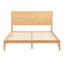 Lit plateforme moderne en bois de bambou de taille moyenne de 12 pouces avec support en lattes de bois, aucun sommier requis, assemblage facile, naturel-1499118934-1499118936
