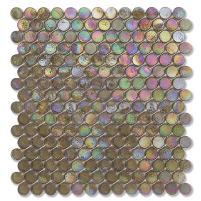 Satin 6/8" Barrels Glass Mosaic
