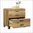 Rustic Lateral File with Practical Storage, Perfect for Organizing Documents and Enhancing Office Aesthetics