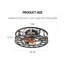 Ventilateur de plafond en cage avec lumières et télécommande-1171400538-1171400537