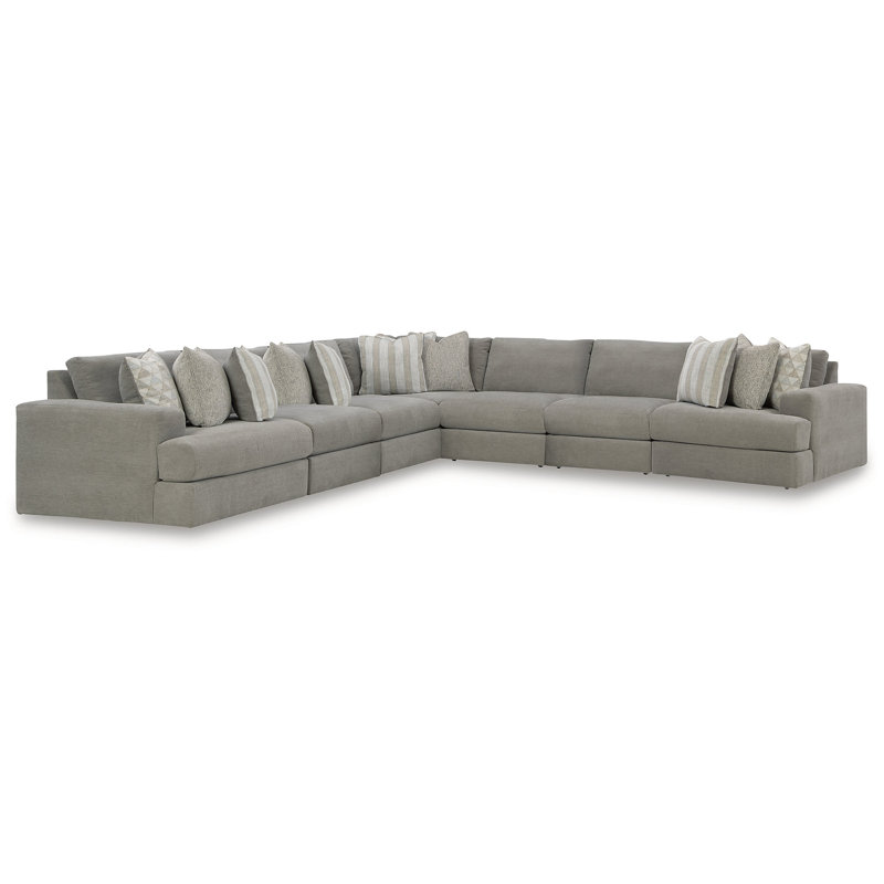 Tessler 6-Piece Sectional, 37" H x 159" W x 160" D