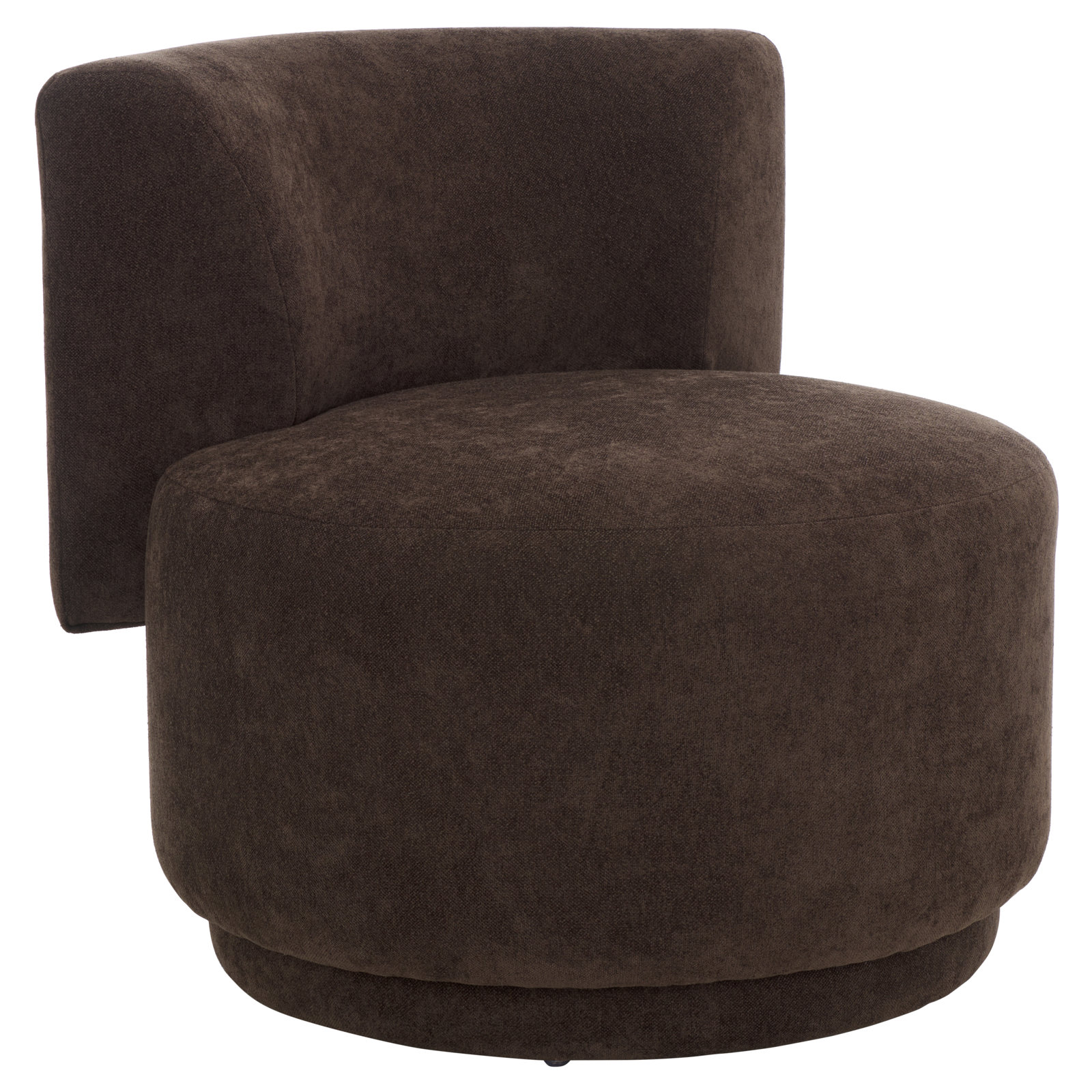 Tatjana Accent Chair, Brown Linen