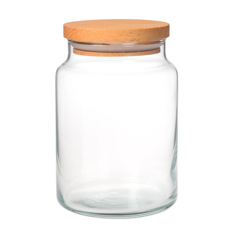 Hidie 0,31 pte Pot de rangement, 5.7" H x 3.8" W x 3.8" D