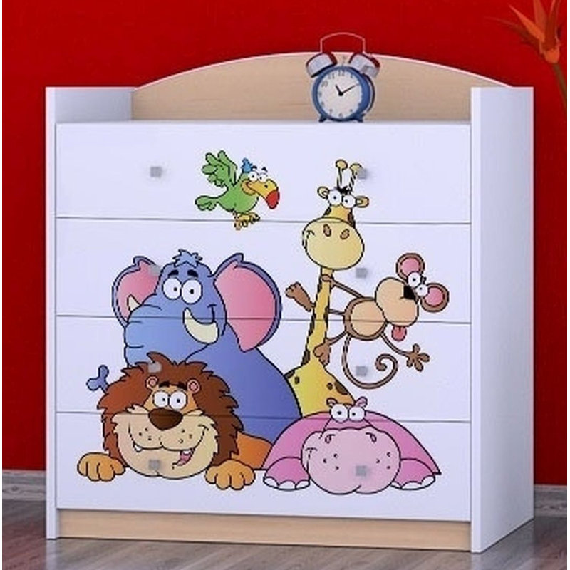 Newlon Kids 4 - Drawer Chest, Beige