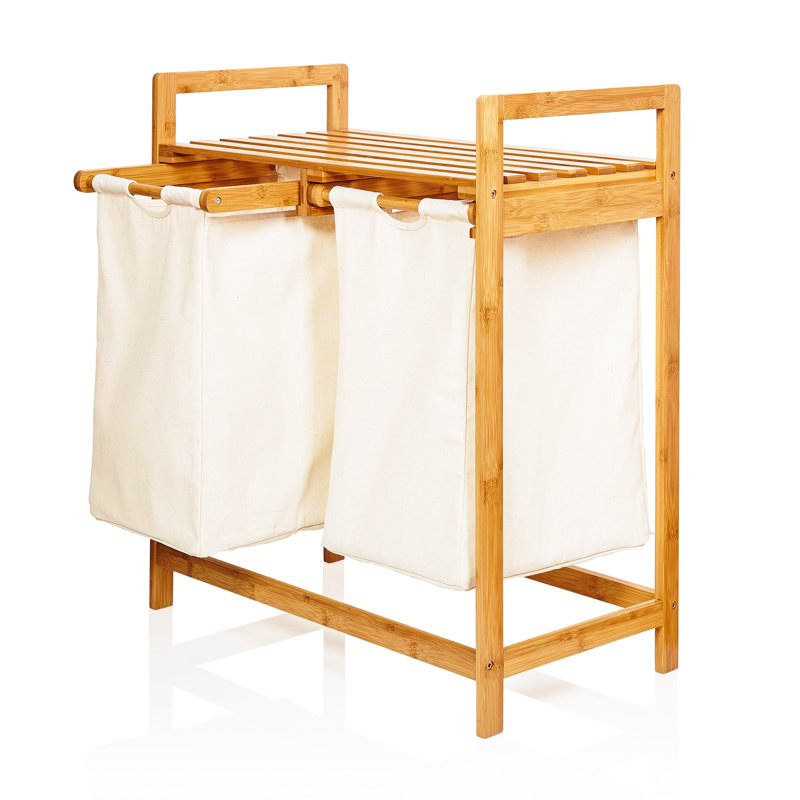 Laundry Sorter with Handles, Beige