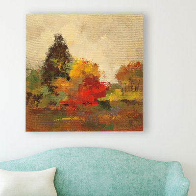 « automne forest », reproduction de peinture à l’acrylique sur toile