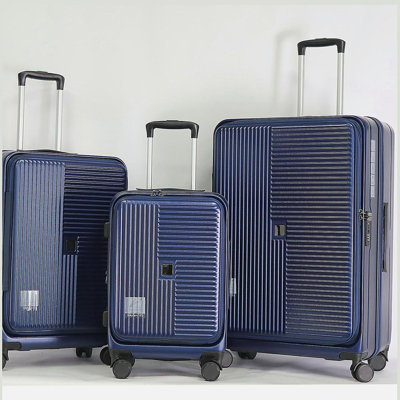 Luggage,with front opening,TSA approved lock,hardshell suitcase