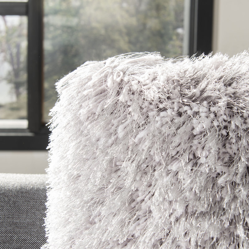 Shag Modish Metallic Pillow