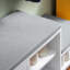 Heckson Polyester Upholstered Storage Bench