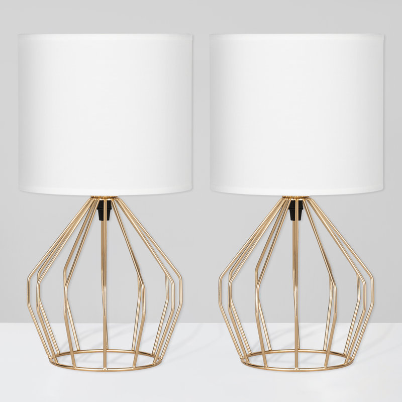 Stony Metal Table Lamp, Gold