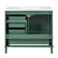 Meuble-lavabo simple 36 po avec plateau en céramique-759519818