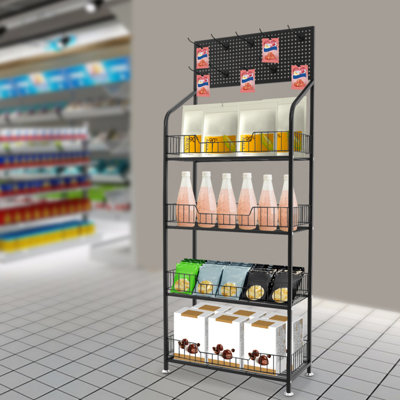 Retail Display Rack With Hooks