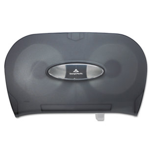 Micro-Twin Toilet Tissue Dispenser in Smoke