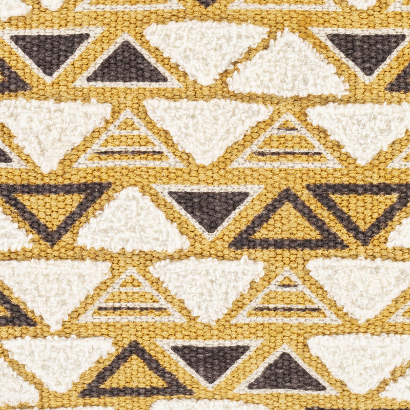 Geometric Cotton Pillow Cover, No Fill