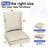 Eco-Friendly All-Weather Outdoor Cushions, UV-Proof Olefin Fabric for Patio Furniture, Beige-633086984-633086987