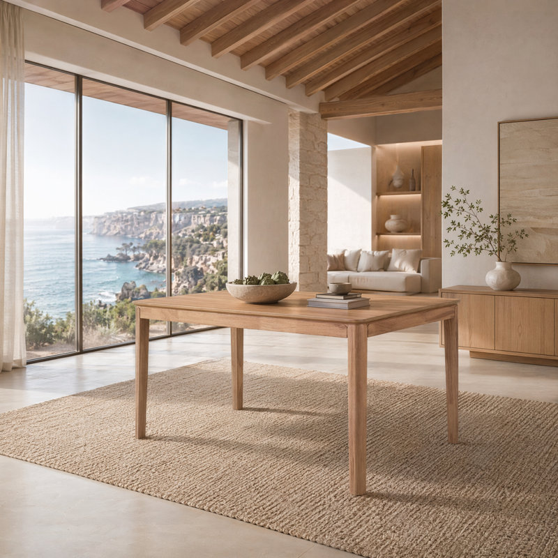 Rectangular Wood Dining Table, Oak