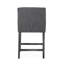Tabouret de comptoir rembourré 26 po - gris anthracite / gris-119320617-119320618