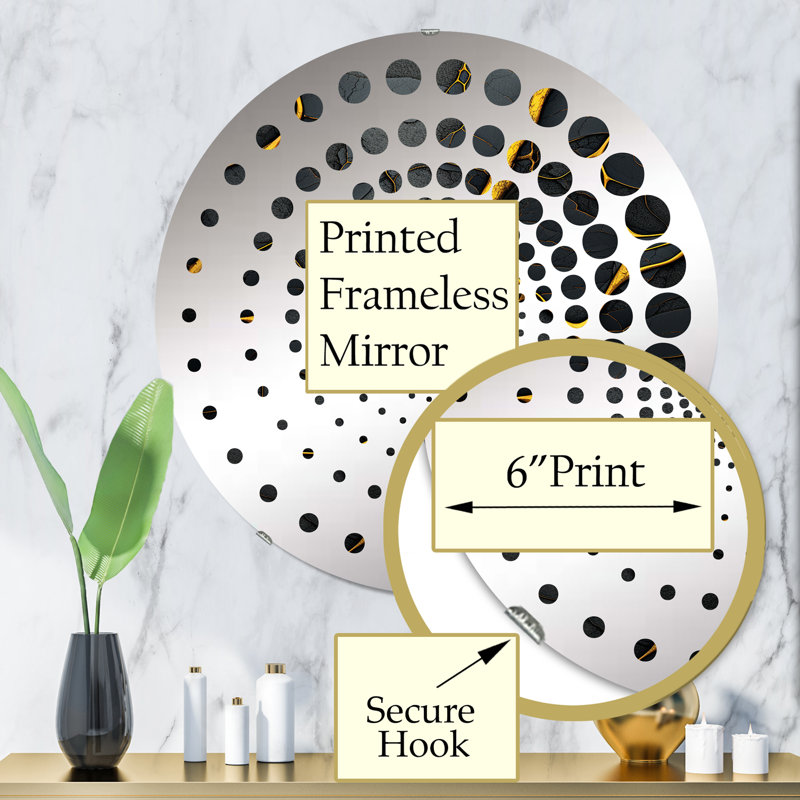 Circle Mirror, 31.4" x 31.4"