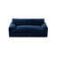 Canapé-lit convertible grand 3-en-1 avec rangement latéral, causeuse multifonctionnelle en velours pour le salon et la chambre à coucher-2133122573