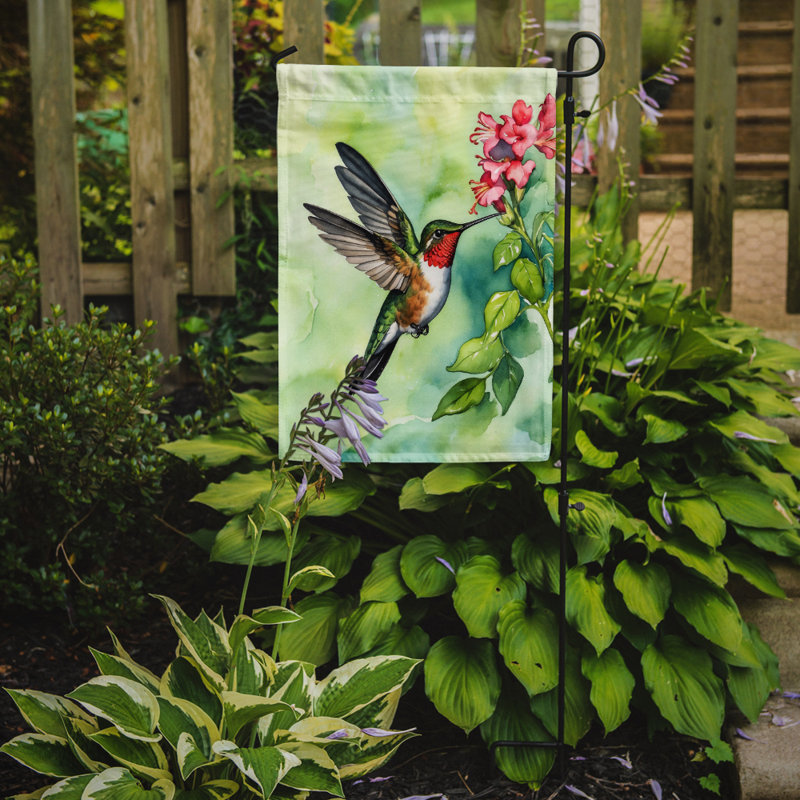 Garden Flag, Rubythroated Hummingbird