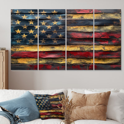 Lacurtis - Flag Canvas Art Set