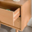 Aizlyn Mid-Century Modern Solid Wood Groove-Handle Nightstands-1140424463