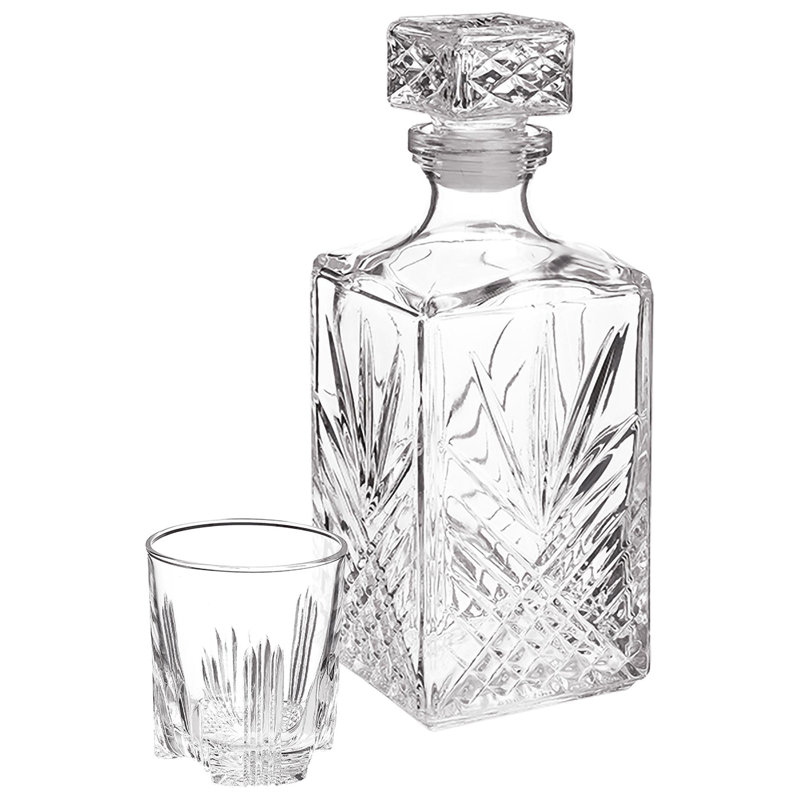 7 Piece Selecta Whiskey Decanter Set
