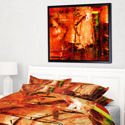 " Abstract Fire Red "