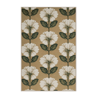  Tapis hawaïen lavable en tubéreuse
