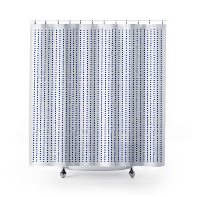 Thora Dots Mid-Century Shower Curtain