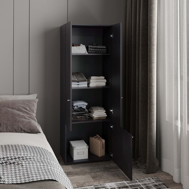 Armoire 3 portes, Noir