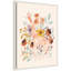 «JL Giraffe and Botanicals» par Jill Labieniec, reproduction d'art sur toile encadrée