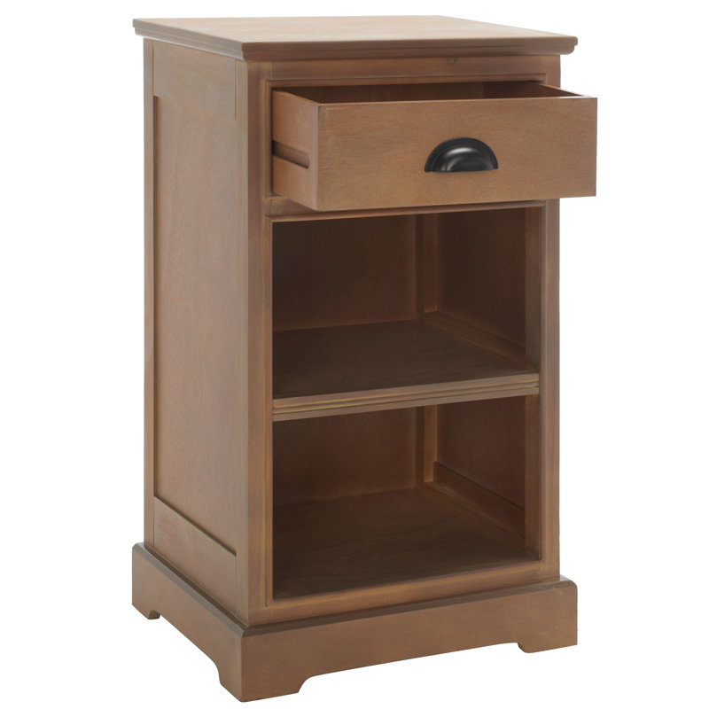 Table de bout avec rangement Jonesport, Sépia