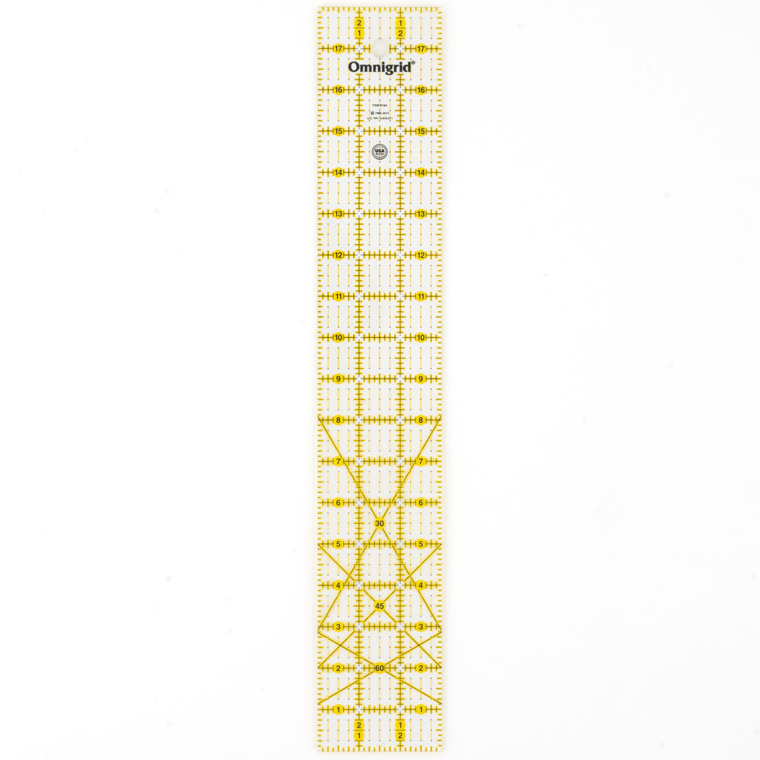 Omnigrid 3" x 18" Rectangle Quilting and Sewing Ruler Omnigrid