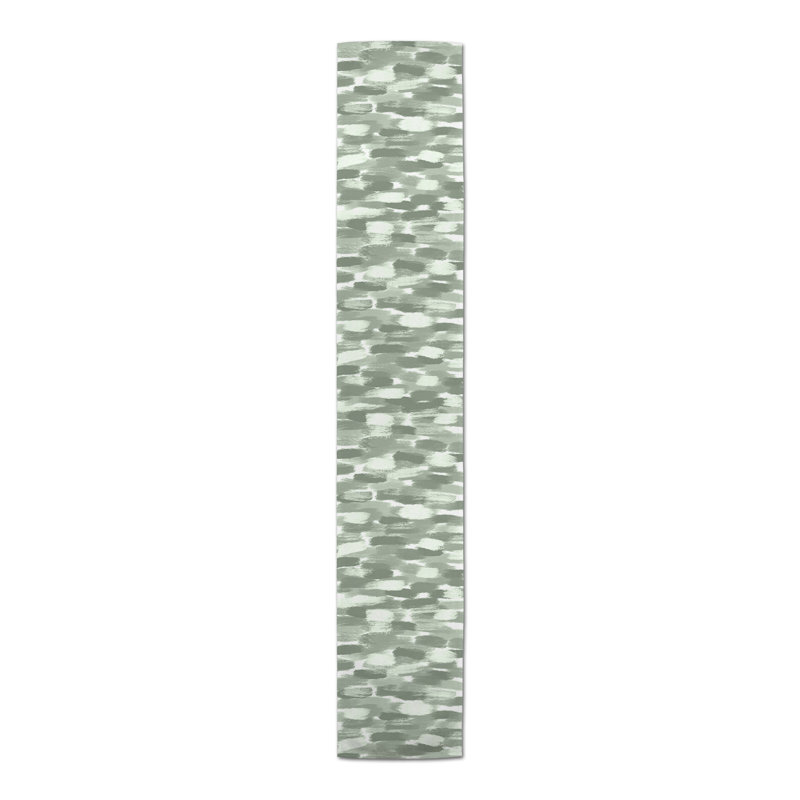 Colier Rectangle Polyester Table Runner, 72" x 16", Green