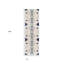 Tapis de couloir 17 pi bleu et beige Southwestern