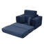 Canapé-lit modulaire 3-en-1 de 52,4 po Boneless-534250460