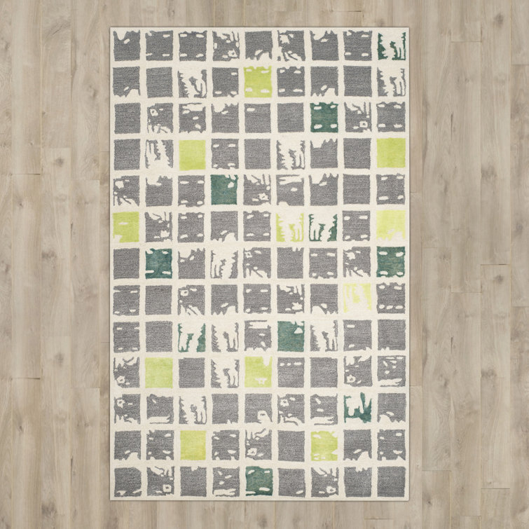 Jefferson Hand Tufted Wool Geometric Rug